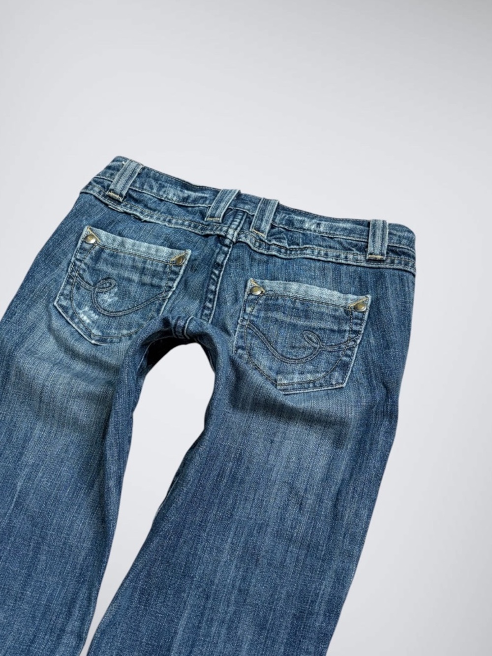Euro Archive De Bijenkorf Ultra Low Rise Slim Jeans - Picture 3 of 7